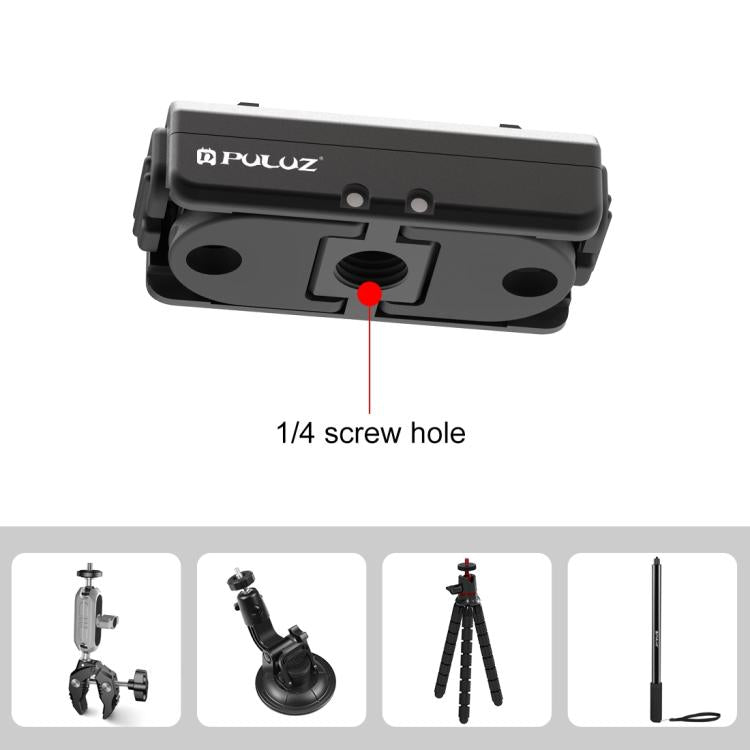 Soporte de base de liberación [US Almacén] rápida magnética PULUZ para Insta360 Ace/Ace Pro (negro) — imagen 5