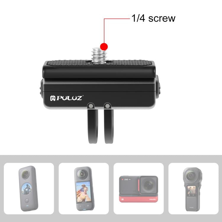 Soporte de base de liberación [US Almacén] rápida magnética PULUZ para Insta360 Ace/Ace Pro (negro) — imagen 7