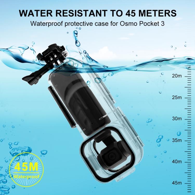 Estuche de buceo [US Almacén] impermeable subacuático PULUZ de 45 m para DJI Osmo Pocket 3 — imagen 7
