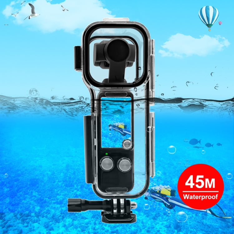 Funda PULUZ 45m Underwater Resistente al Agua Housing Diving para DJI Osmo Pocket 3 (Transparent)