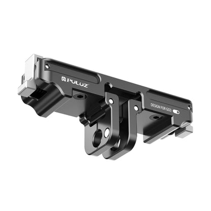 Soporte de base de liberación Para Insta360 GO3 PULUZ rápida de aleación de aluminio magnético para DJI Osmo Action 4 (negro…