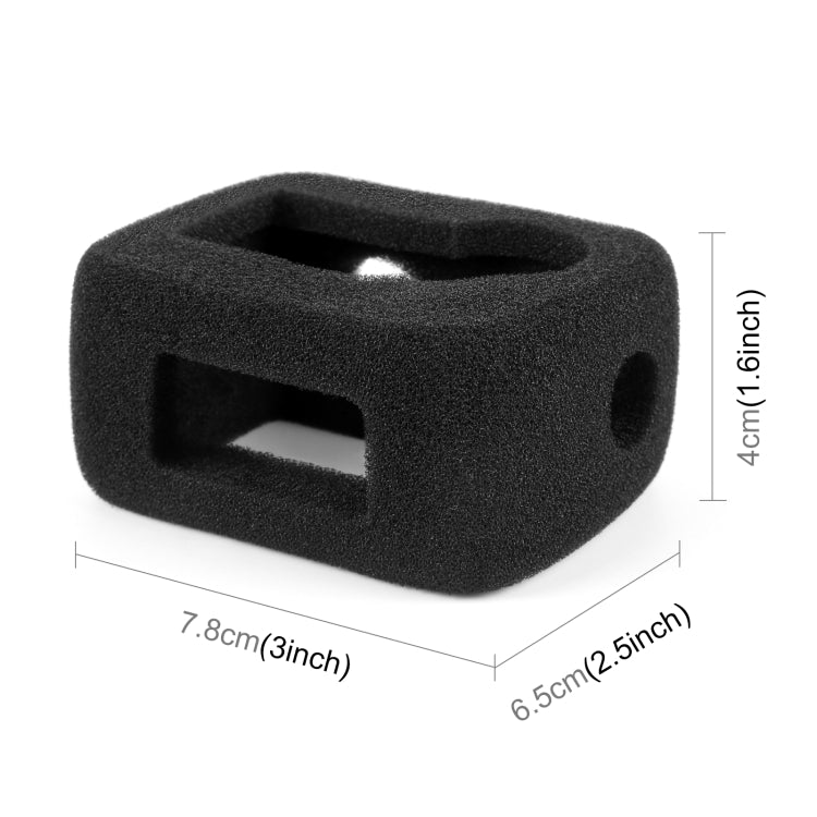 3 PULUZ Parabrisas de espuma de alta densidad para DJI Osmo Action 4 (negro) — imagen 4