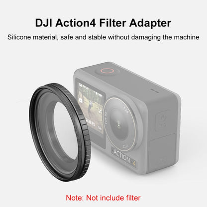 Soporte de filtro Action 4 PULUZ Marco de filtro protector de metal (negro) — imagen 5