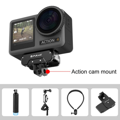 Base PULUZ metálica magnética de liberación rápida para DJI Osmo Action 4 (negro) — imagen 5
