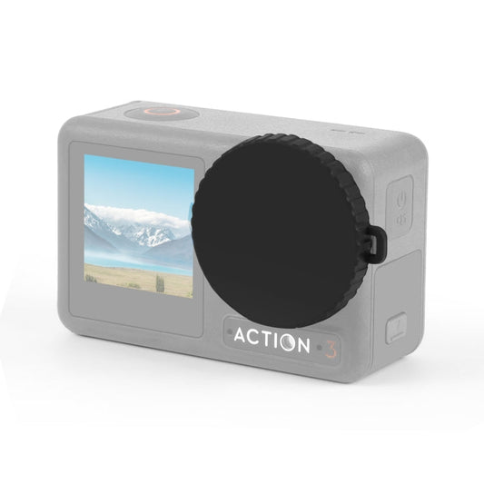 Tapa de lente de silicona 3 PULUZ para DJI Osmo Action 4 (negro)