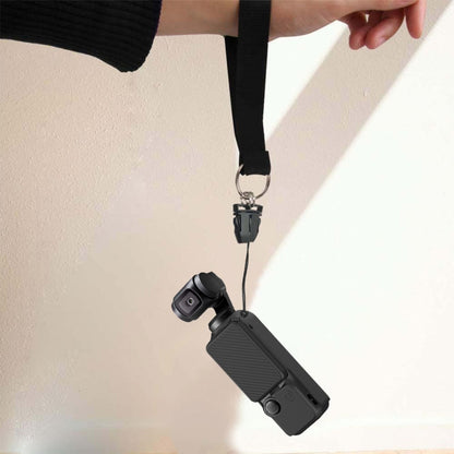 Juego de fundas de silicona PULUZ 2 en 1 con correa para DJI Osmo Pocket 3 (negro) — imagen 8