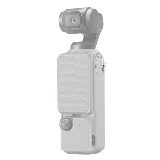 Juego de fundas de silicona PULUZ 2 en 1 con correa para DJI Osmo Pocket 3 (gris)