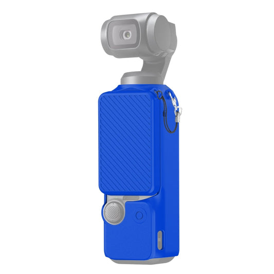 Estuche de silicona PULUZ 2 en 1 para DJI Osmo Pocket 3 (azul)