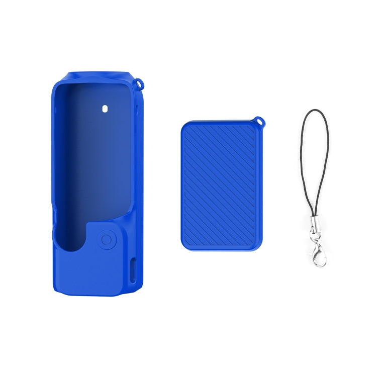 Estuche de silicona PULUZ 2 en 1 para DJI Osmo Pocket 3 (azul) — imagen 9