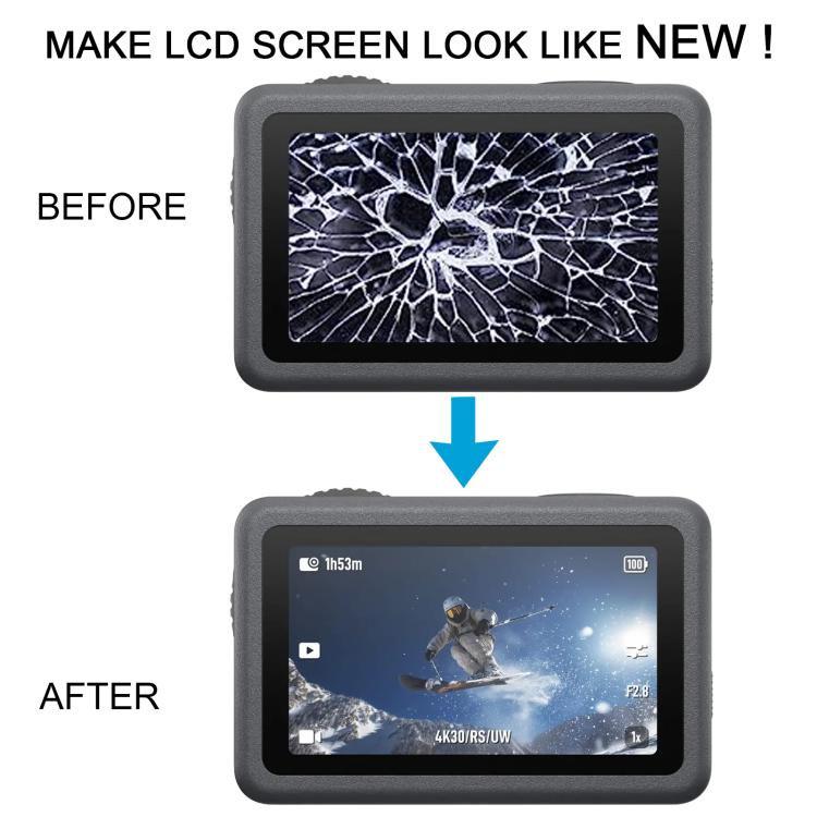 Marco Digitalizador de pantalla LCD trasera principal Original, conjunto completo con para DJI Osmo Action 6 — imagen 7