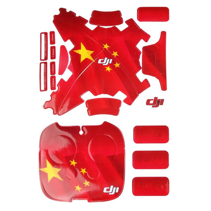 Modelo de la bandera china 4D imitación de fibra de carbono PVC de la etiqueta engomada de la resistencia al agua — imagen 2