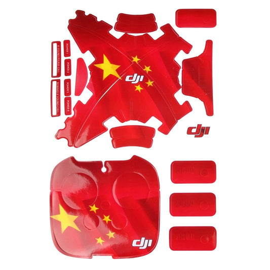 Modelo de la bandera china 4D imitación de fibra de carbono PVC de la etiqueta engomada de la resistencia al agua — imagen 2