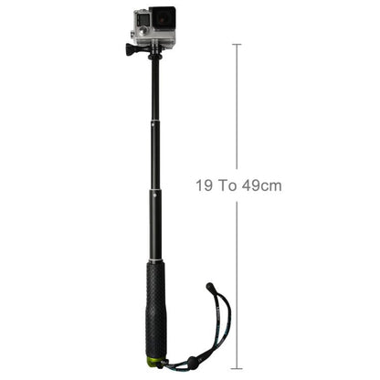 Monopié de poste extensible de mano de 49 cm con tornillo para GoPro Hero12 Black / Hero11 /10/9/8/7/6/5, Insta360 Ace / Ace…