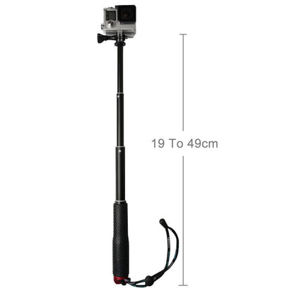 Monopié de poste extensible de mano de 49 cm con tornillo para GoPro Hero12 Black / Hero11 /10/9/8/7/6/5, Insta360 Ace / Ace…