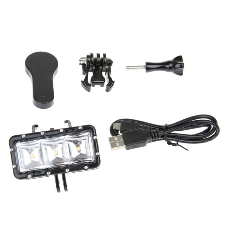 SupTig 30M Luz de video impermeable 300LM para GoPro Hero12 Black / Hero11 /10/9/8/7/6/5, Insta360 Ace / Ace Pro, y otras cá…
