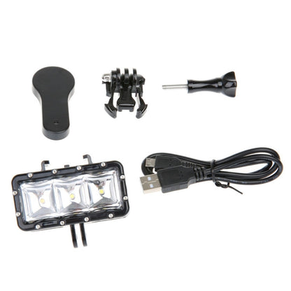 SupTig 30M Luz de video impermeable 300LM para GoPro Hero12 Black / Hero11 /10/9/8/7/6/5, Insta360 Ace / Ace Pro, y otras cá…