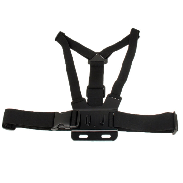 Soporte de montaje para correa de hombro con cinturón elástico en el pecho delantero para deportes extremos para GoPro HERO1…