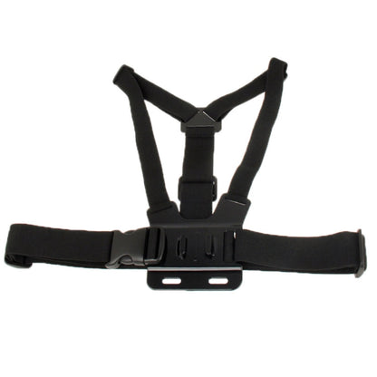 Soporte de montaje para correa de hombro con cinturón elástico en el pecho delantero para deportes extremos para GoPro HERO1…