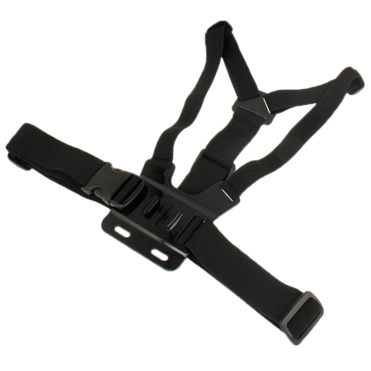 Soporte de montaje para correa de hombro con cinturón elástico en el pecho delantero para deportes extremos para GoPro HERO1…