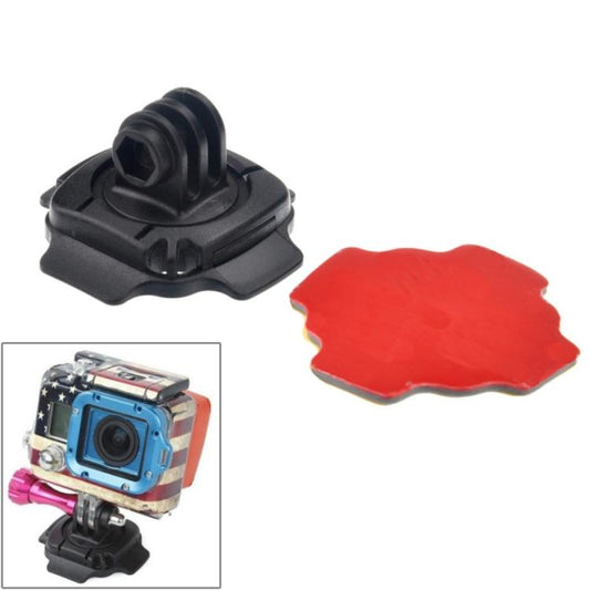 Adhesivo Adaptador de montaje para casco con ajuste de 360 grados con para GoPro Hero12 Black / Hero11 /10/9/8/7/6/5, Insta3…