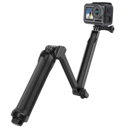 Trípode Monopié de 3 vías + + empuñadura Palo selfie con soporte mágico súper portátil para GoPro Hero12 Black / Hero11 /10/…