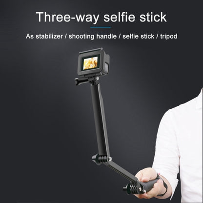 Trípode Monopié de 3 vías + + empuñadura Palo selfie con soporte mágico súper portátil para GoPro Hero12 Black / Hero11 /10/…