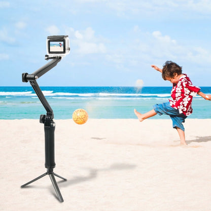 Trípode Monopié de 3 vías + + empuñadura Palo selfie con soporte mágico súper portátil para GoPro Hero12 Black / Hero11 /10/…