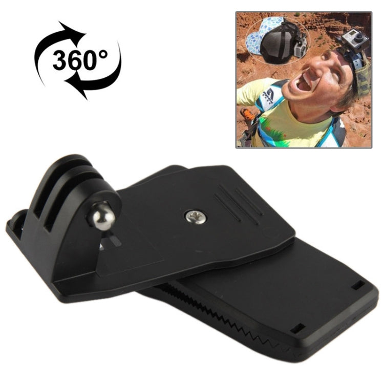 Mochila con rotación de 360 grados Rec-Mounts Clip Clamp Soporte para GoPro Hero12 Black / Hero11 /10/9/8/7/6/5, Insta360 Ac…