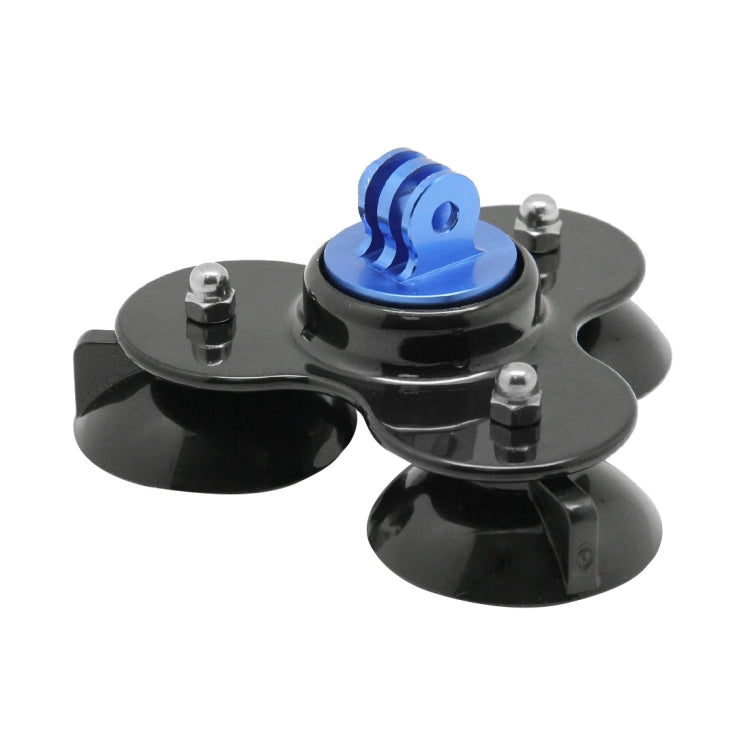 Soporte de ventosa de dirección triangular con soporte para trípode + tornillo de mango para GoPro Hero12 Black / Hero11 /10…