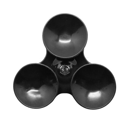 Soporte de ventosa de dirección triangular con soporte para trípode + tornillo de mango para GoPro Hero12 Black / Hero11 /10…