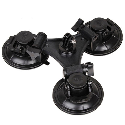 Soporte de ventosa de dirección XM70-B triangular con destornillador hexagonal para GoPro Hero12 Black / Hero11 /10/9/8/7/6/…