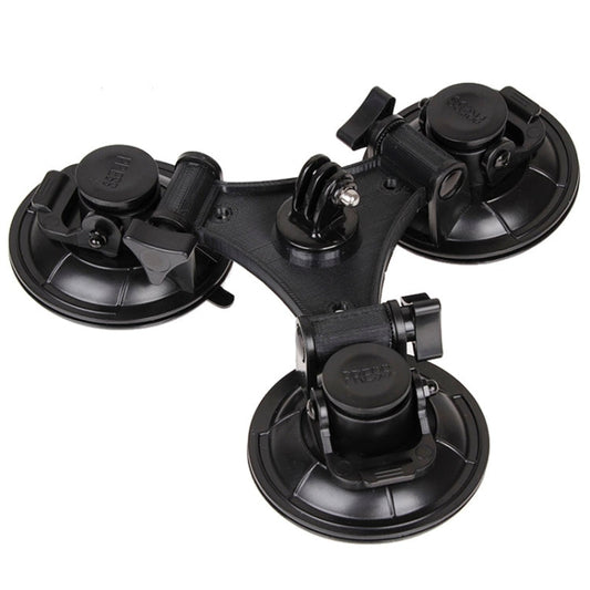 Soporte de ventosa de dirección XM70-B triangular con destornillador hexagonal para GoPro Hero12 Black / Hero11 /10/9/8/7/6/…