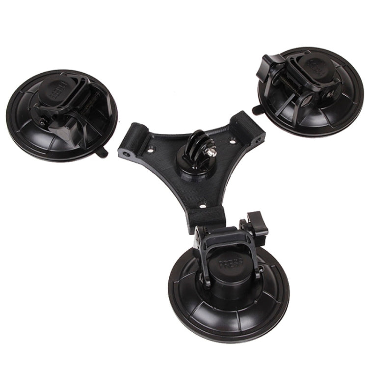 Soporte de ventosa de dirección XM70-B triangular con destornillador hexagonal para GoPro Hero12 Black / Hero11 /10/9/8/7/6/…