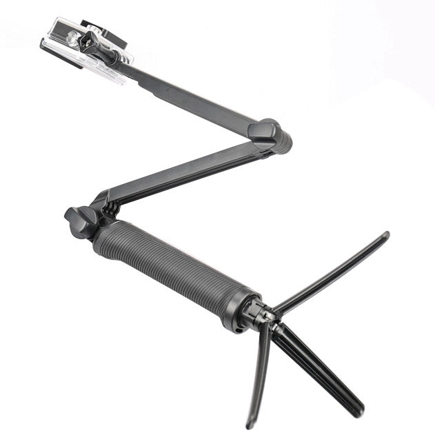Trípode monopié extensible multifunción de 3 vías con brazo giratorio plegable para cámara GoPro Hero12 Black / Hero11 /10/9…