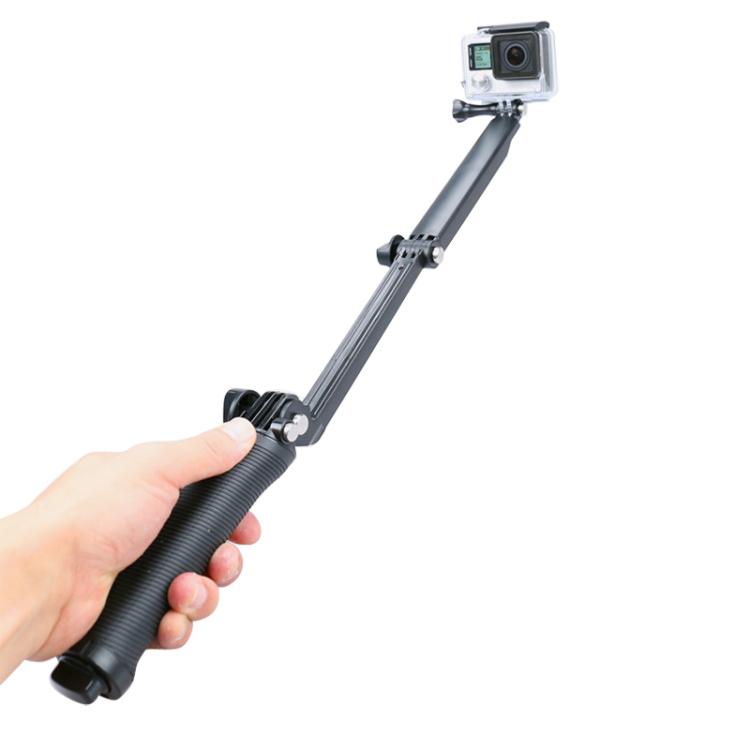 Trípode monopié extensible multifunción de 3 vías con brazo giratorio plegable para cámara GoPro Hero12 Black / Hero11 /10/9…