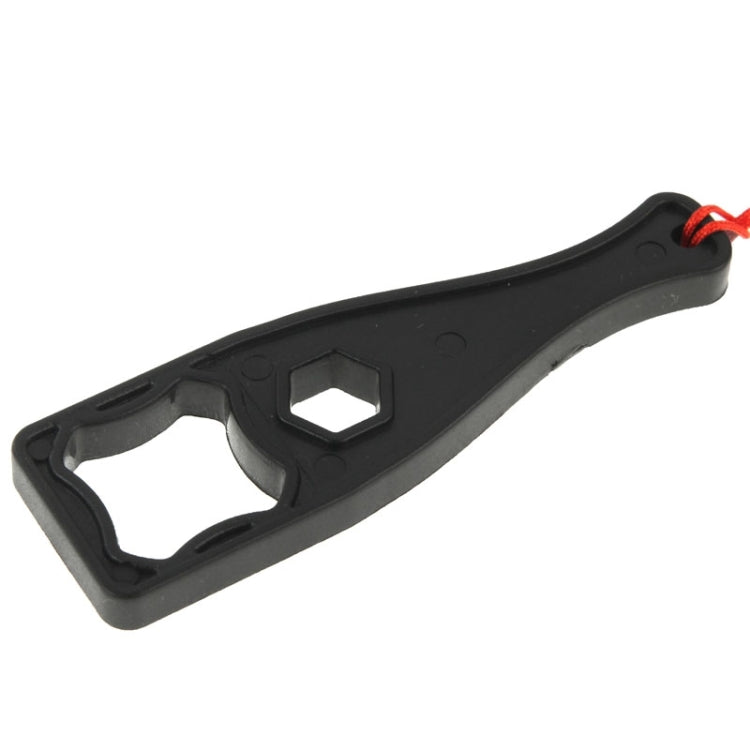 Llave inglesa con tapón de rosca de varilla de tornillo de plástico de 5 piezas con cordón para GoPro Hero12 Black / Hero11……