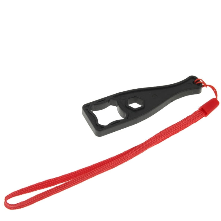 Llave inglesa con tapón de rosca de varilla de tornillo de plástico de 5 piezas con cordón para GoPro Hero12 Black / Hero11……