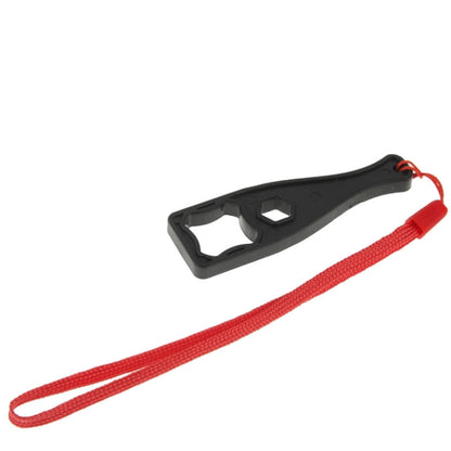 Llave inglesa con tapón de rosca de varilla de tornillo de plástico de 5 piezas con cordón para GoPro Hero12 Black / Hero11……