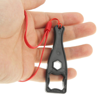 Llave inglesa con tapón de rosca de varilla de tornillo de plástico de 5 piezas con cordón para GoPro Hero12 Black / Hero11……