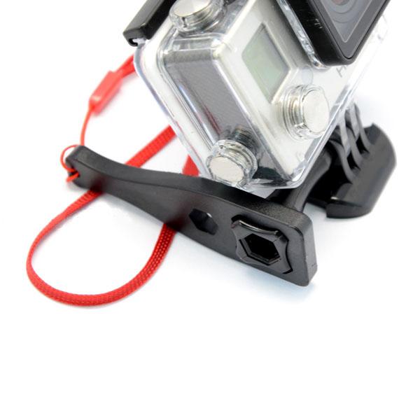 Llave inglesa con tapón de rosca de varilla de tornillo de plástico de 5 piezas con cordón para GoPro Hero12 Black / Hero11……