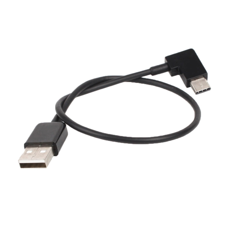 Cable conector de datos de ángulo recto USB a USB-C / tipo C de 30 cm para DJI Mavic Pro