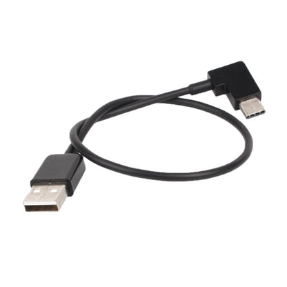 Cable conector de datos de ángulo recto USB a USB-C / tipo C de 30 cm para DJI Mavic Pro