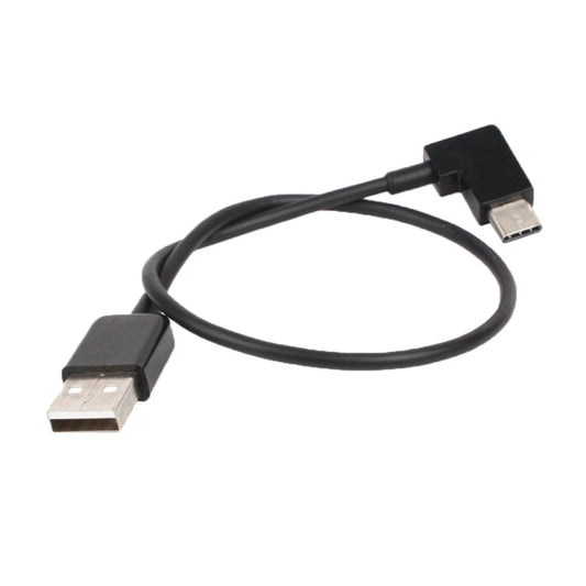 Cable conector de datos de ángulo recto USB a USB-C / tipo C de 30 cm para DJI Mavic Pro
