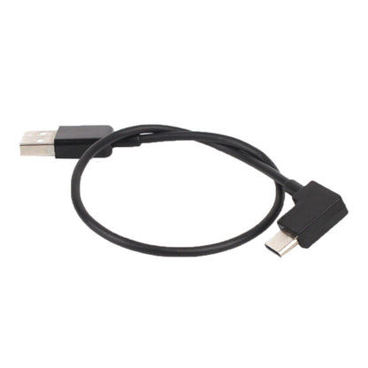 Cable conector de datos de ángulo recto USB a USB-C / tipo C de 30 cm para DJI Mavic Pro — imagen 2