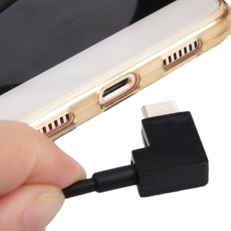 Cable conector de datos de ángulo recto USB a USB-C / tipo C de 30 cm para DJI Mavic Pro — imagen 4