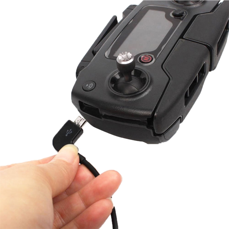 Cable conector de datos de ángulo recto USB a Micro USB de 30 cm para DJI Mavic Pro — imagen 3