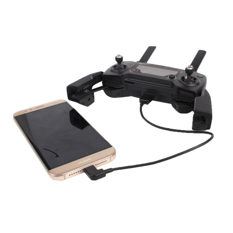 Cable conector de datos de ángulo recto USB a Micro USB de 30 cm para DJI Mavic Pro — imagen 5