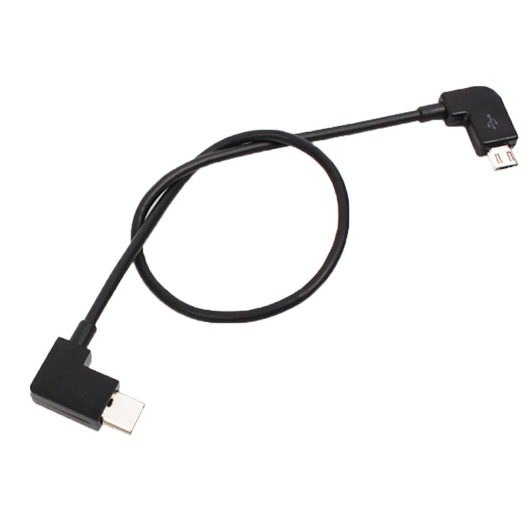 Cable de datos de conversión Conector de Micro USB a USB-C / Tipo-C de 30 cm para controlador remoto y SPARK, teléfonos inte…
