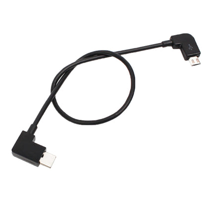 Cable de datos de conversión Conector de Micro USB a USB-C / Tipo-C de 30 cm para controlador remoto y SPARK, teléfonos inte…