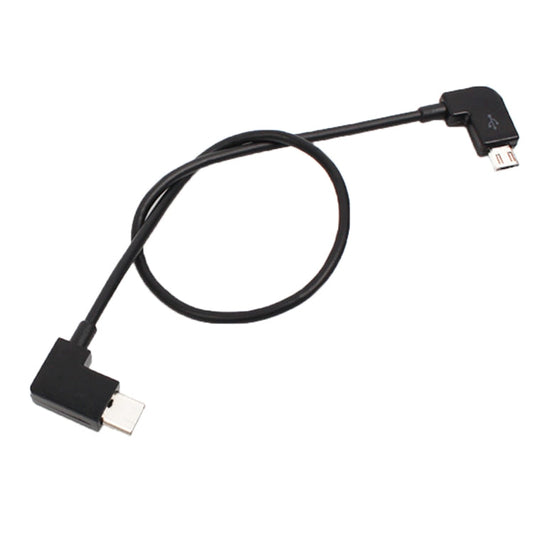 Cable de datos de conversión Conector de Micro USB a USB-C / Tipo-C de 30 cm para controlador remoto y SPARK, teléfonos inte…